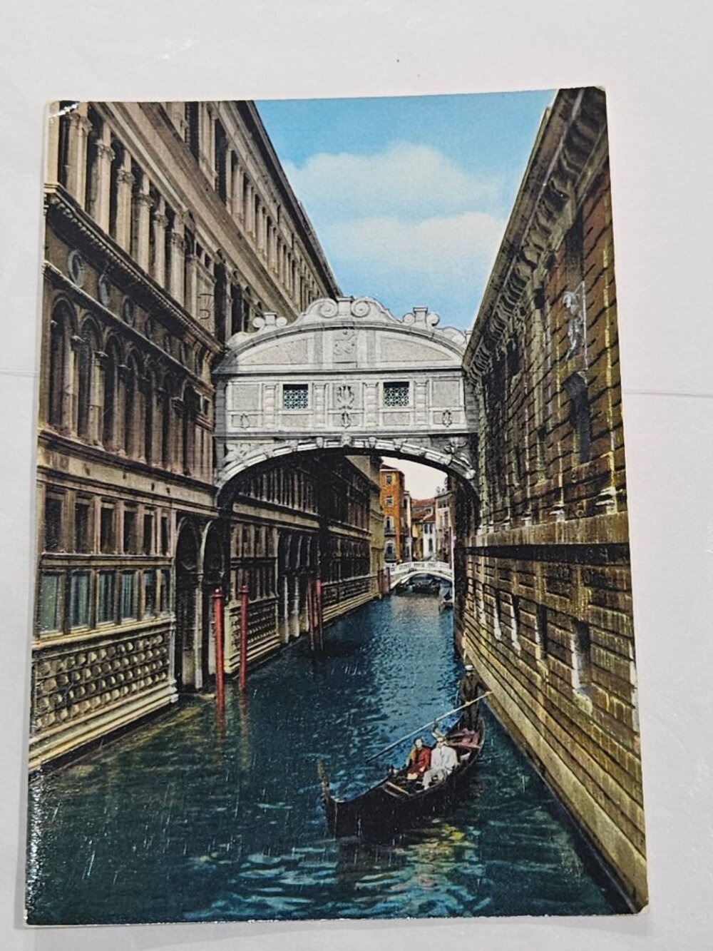 Bridge of Sighs in Venice Postcard